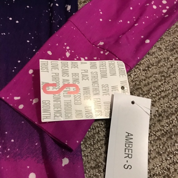 Lularoe Amber Galaxy Sz Small NWT - Picture 2 of 4
